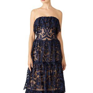 ML Monique Lhuillier Midnight Lace